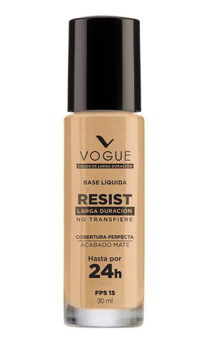 Base Liquida Vogue Resist Color Capucun - mL a $997