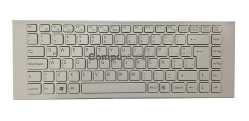 Teclado Sony Vaio Vpceg Vpcek Pcg-61a11l Pcg-61911u Blanco