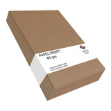 Papel Kraft A4 Misionero Madera 80 Grs Paquete 100 Hojas