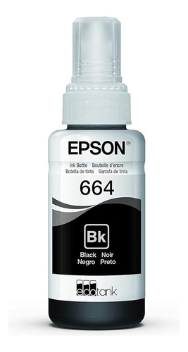 Tintas Epson 664  Color Negro  