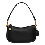 Coach The Coach Originals Swinger 20 De Cuero Curtido, Negro