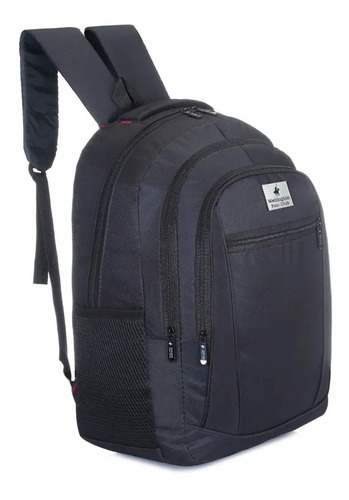 Mochila Polo Club 2 Divisiones Porta Notebook Amplia Grande