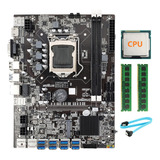 Placa Base Minera B75 Btc+cpu Aleatoria+2 X Ddr3 4 Gb 1600 M