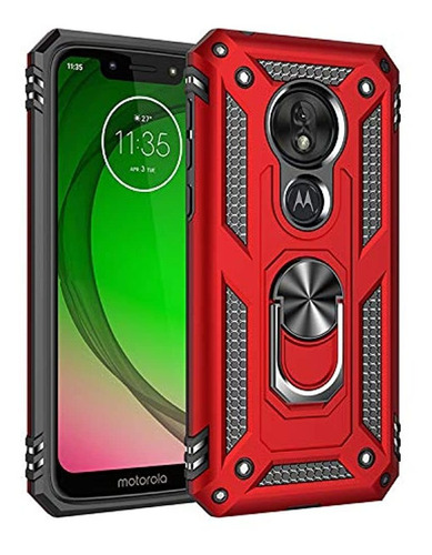 Funda Para Motorola Moto G7 Play Soporte De Anillo