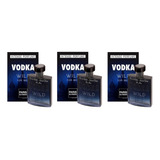 Kit 3 Vodka Wild 100 ml Paris Elysses- Atacado