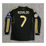 Real Madrid 11-12 Jersey Manga Larga Retro Ronaldo #7