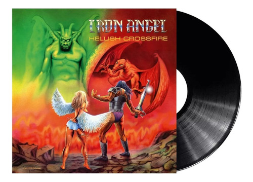 Iron Angel - Hellish Crossfire Lp Nuevo!!