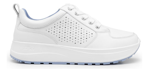 Tenis Para Mujer Flexi Atsiri 117205 Color Blanco - Adulto 26 Mx