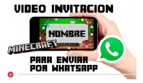 Video Invitación Minecraft 