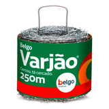 Arame Farpado 250m Varjão Fio 14 Belgo