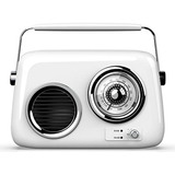 Radio Portátil Fm De Onda Corta, Altavoz Bluetooth Vintage C