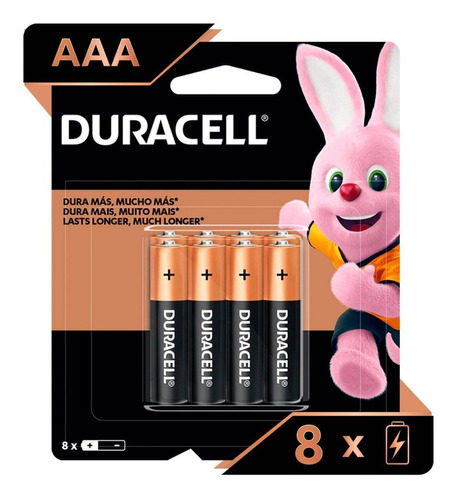 Duracell Pila Alcalina Blíster Aaa X8