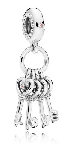  Charm Pandora Llaves Love Plata Ale 925