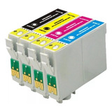 Kit 4 Cartuchos Compatible Epson T135/t133/t25/tx125/tx135