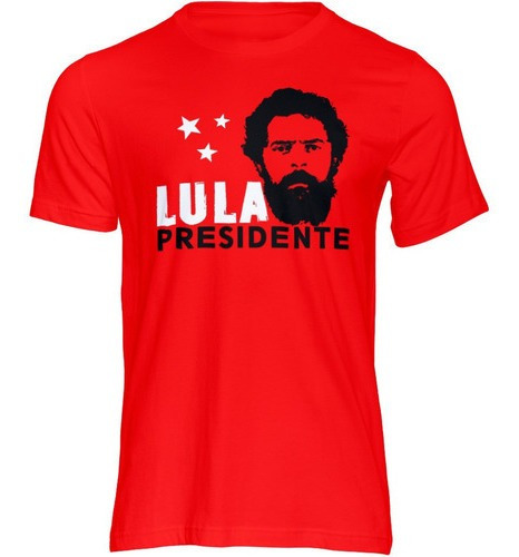 Camiseta Do Lula Presidente 100% Algodão Pt 2022