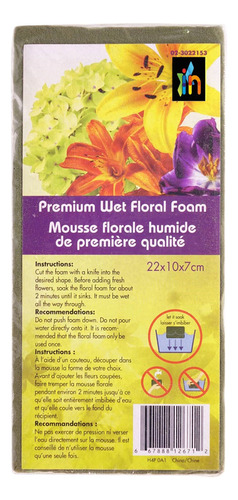 Bloque De Espuma Oasis Floral Arr - Unidad a $17900