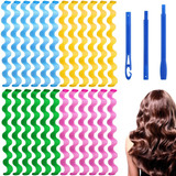 36 Rizadores De Cabello Con Ondas Sin Calor, Rizos En Espira