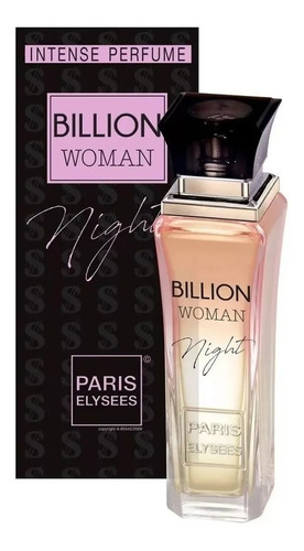 Perfume Feminino 100ml Billion Night New Brand