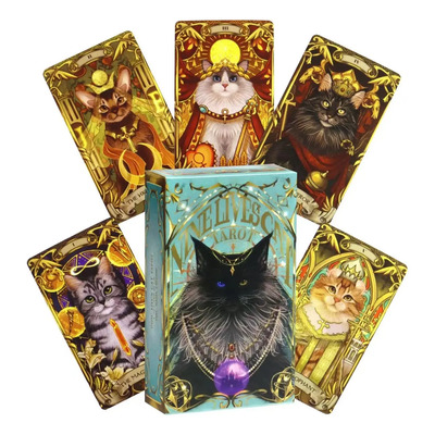 Tarot Gato Nueve Vidas - Suerte Y Magia Misteriosa | Envío gratis