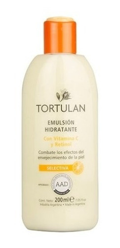 Emulsión Hidratante Vitamina C Y Retinol Tortulan X 200ml