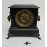 Antiguo Reloj De Mesa Gilbert Usa 1908 Funcionando!!