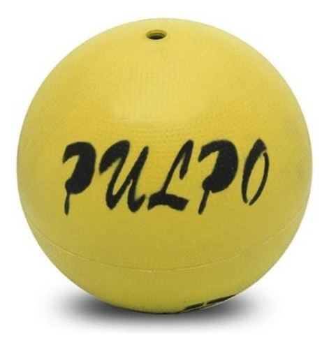 Pelota Pulpo Nº1 Pvc Colegial. X 3 U. Color Amarillo