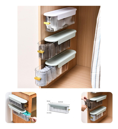 Organizador De Armario For Ropa Interior Tipo Cajón Con 6 R