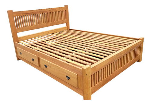 Cama Madeira Tamanho Queen Size 