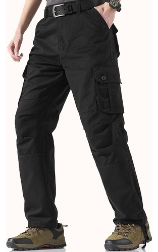 Pantalón Táctico Militar Multibolsillos Para Hombre