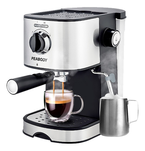 Cafetera Peabody Express Espumador 15bar 850w Pe-ce4601ix