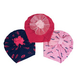 Gorrito Turbante Para Bebé Niña 3 Pack