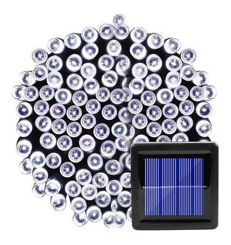 Luces Guirnalda Solar 200 Led Multicolor 20 Metros 