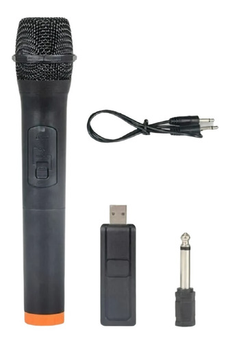 Microfono Inalambrico Profesional + Receptor Usb + Adaptador