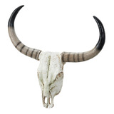 Escultura De Pared De Cráneo De Vaca De Cuerno Largo,
