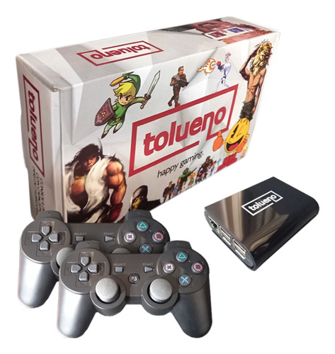 Consola Retro Tolueno Clasica Color Negro Usada 2joysticks