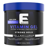 Gel Para Cabello Elegance Extra Fuerte Strong Hold Vitamina Pro-vb5 1000 Ml