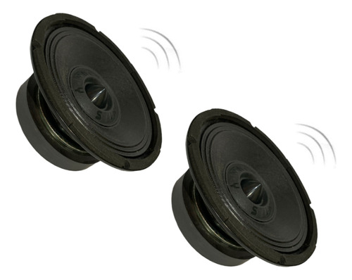 Kit Par Alto Falante Woofer 6 Polegadas Sturdy 200w Rms