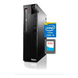 Cpu Lenovo Think M93p Intel Core I5 4º Geração 4gb Ssd:120