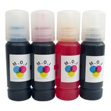 Kit  Tinta Moi Coreana Para  Epson L3110 , 3150  Cmyk; 70 Ml