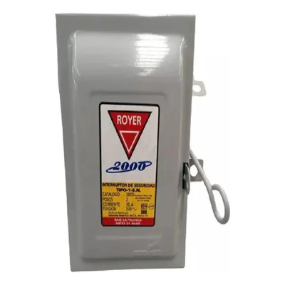 Interruptor De Seguridad Royer 2 Polos, 30a | Envío gratis