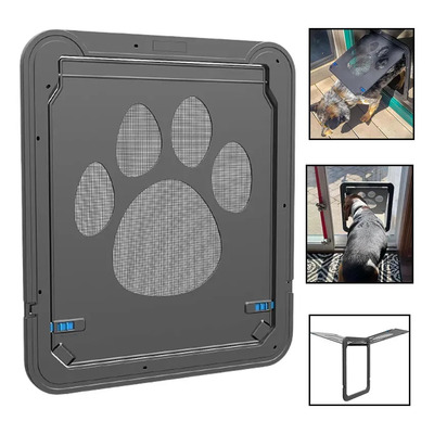 Eonspark Puerta Magnética Para Mascota 37 x 42cm, Para Perros y Gatos Pequeños, Medianos y Grandes, Con Cierre Automático Magnético y Cerradura (Medianos a Grandes) | Meses sin interés