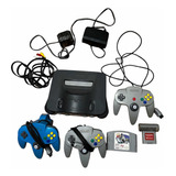 Consola Nintendo 64 + 3 Joystick + Pack Vibr + 1 Juego