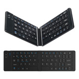 Teclado Inalámbrico Bluetooth Plegable Con Adapter Usb 2.4g