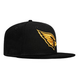 Gorra New Era Arizona Cardinales 59fifty Negro Nfl Gold