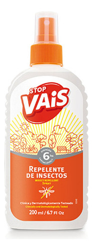 Repelente De Insectos Stop Vais 200ml Mosquitos 