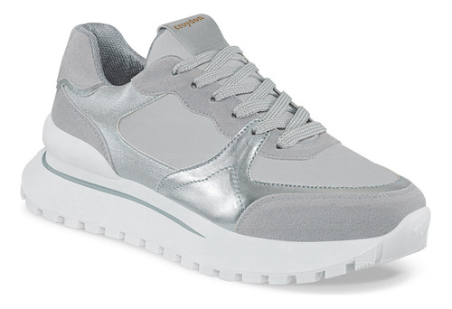 Tenis Ecrin Gris Para Mujer Croydon