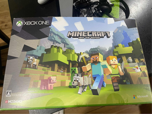 Xbox One S Japones Minecraft Branco 500gb Impecável Completo