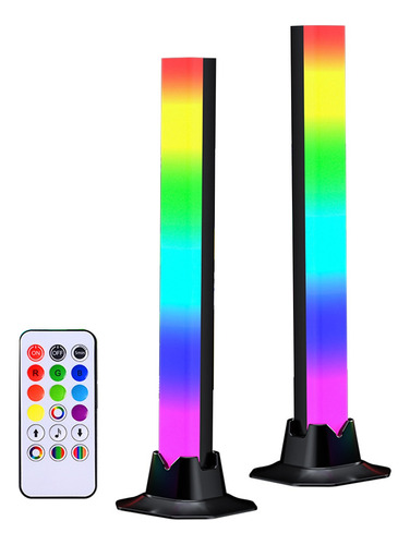 Lámpara De Ambiente Control De Sonido Led Colores Escritorio