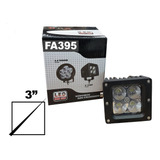 Faro Cuadrado 4 Led Alta Potencia Spot Fa487