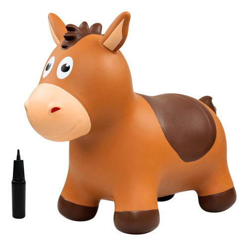 Everich Toy Animales Hinchables Con Tolva Y Caballo Para Ni.